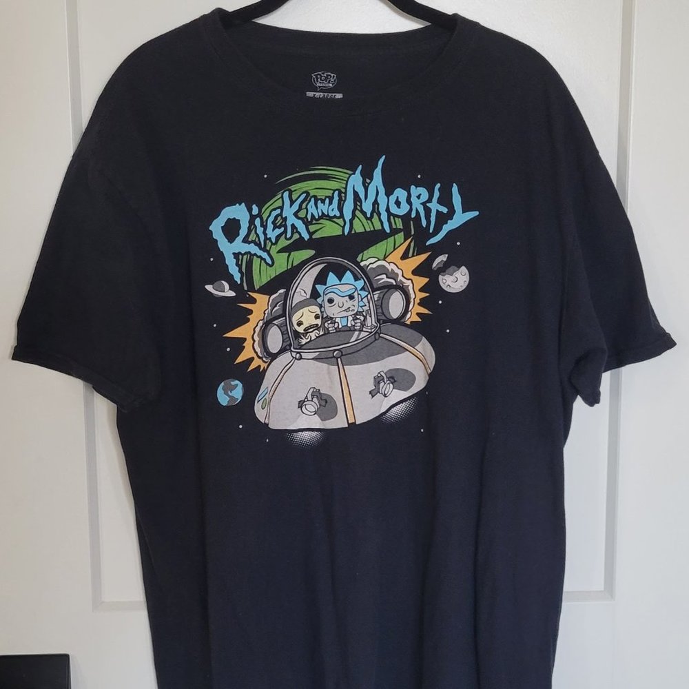 XL Pop! Adult Swim Rick and Morty Tee